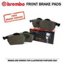 Valeo P61060 - JUEGO DE 4 PASTILLAS DE FRENO BREMBO : P61060