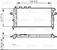 Valeo 732550 - RR OPEL ASTRA B