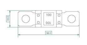 MAI MATERIAL ELECTRICO FS07 - FUSIBLE MEGA 225 AMP.